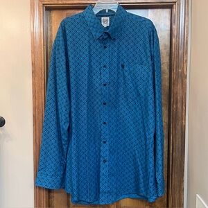Cinch Men's Western Shirt Geo Print LS Button-Down Sz XL‎ EUC